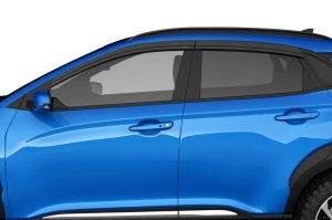 Hyundai Kona Window Vents - Husky Liners - Low Profile - Smoke - `20-`23